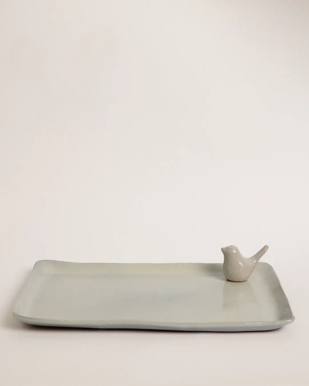 Rectangular Tray With Birds